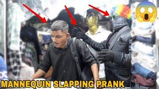 Mannequin Slapping Prank Part 7 ! || MOUZ PRANK