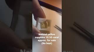 Natural sapphire Pukhraj no heat