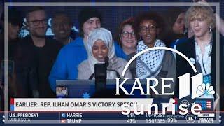 Ilhan Omar gives victory speech after re-elected to U.S. House