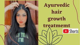 Ayurvedic massage points for hair growth #shorts