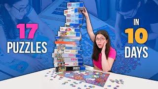 Training for the NATIONAL JIGSAW PUZZLE CHAMPIONSHIPS 