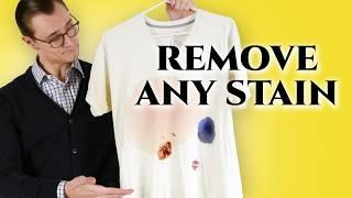 How to Remove Stains From Clothes At Home Better Than The Dry Cleaner