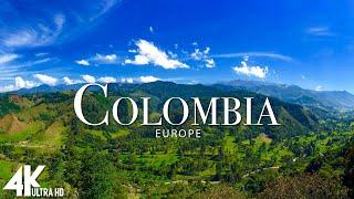 FLYING OVER COLOMBIA 4K UHD - Relaxing Music Along With Beautiful Nature Videos - 4K UHD TV