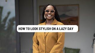 How to look stylish on a lazy day - a formula.