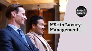 MSc in Luxury Management - IUM