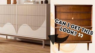 Dramatic Modern Dresser Transformation | Thrifted Furniture Flip