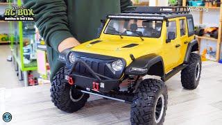 Giant RC Jeep 1/8 scale Crawler Absima Yucatan CR1.8 4WD | Unboxing