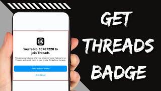 How to Get Threads Badge on Instagram