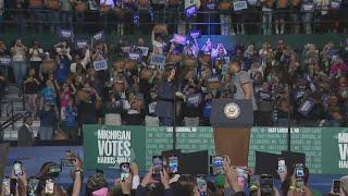 Kamala Harris rally at Michigan State University