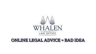 Getting Legal Advice Online is a Terrible Idea