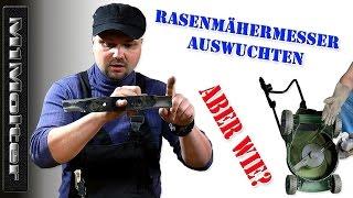 Rasenmähermesser Auswuchten Anleitung von M1Molter