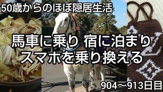 【日常】隠居生活904～913日目［馬車に乗り宿に泊まりスマホを乗り換える 2024.11.20～11.29］