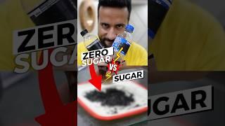 Zero Sugar Vs Normal Cold Drinks #scienceexperiment #science #ashusir #experiment #health #shorts