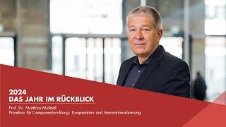 Prorektor Prof. Dr. Matthias Middell blickt auf das Jahr 2024 zurück