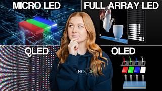 TV Panel Type Buying Guide 2024: OLED vs QLED vs QNED vs Micro LED vs MINI LED & MORE!