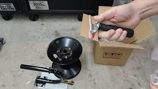 Mingle 150" pressure washer hose reel UNBOXING for auto detailing and home