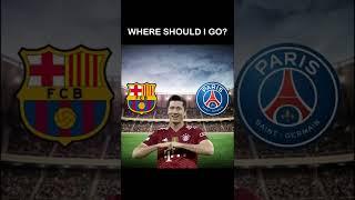 Lewandowski transfer decision ?  Barcelona vs Paris Saint-Germain #shorts