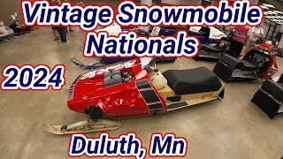 Vintage Snowmobile Nationals, 2024. Duluth Mn