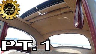 Classic VW BuGs How To Install a Ragtop Beetle Headliner and Top Part 1