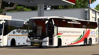 KSRTC Garud Maharaja Scania Bus on Gutt Road #ksrtc #keralabus #ets2   TomGaming