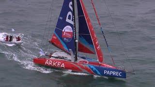 Vendee Arctique Race Day 1 Sailing World on Water News Report #4 Arkea Paprec Out Watch Linked Out.