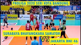 SURABAYA BHAYANGKARA SAMATOR VS JAKARTA BNI 46 || PROLIGA 2020 SERI BANDUNG