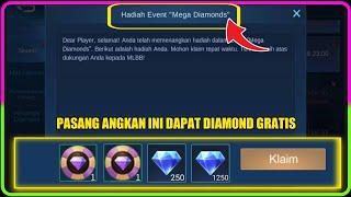 EVENT MEGA DIAMOND  PASANG ANGKA INI BISA DAPAT 1250 DIAMOND GRATIS!!