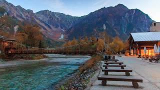 Early Morning Walk along Mountain River | Kamikochi, Japan 4K