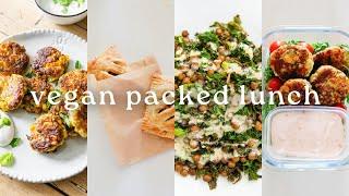  VEGAN PACKED LUNCHES for work or school (no microwave needed) 