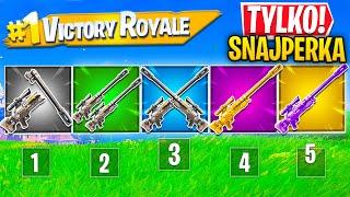 TYLKO NOWA SNAJPERKA CHALLENGE w Fortnite