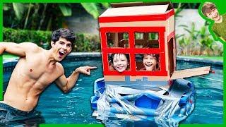 Mini Box fort Boat House in the Pool