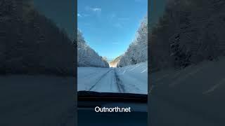 Driving in winter in Sweden