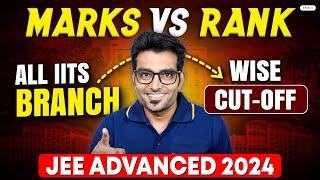 JEE Advanced 2024 | All IITs Branch Wise Cutoff | Marks vs Rank | Ashwani Sir | Rankplus