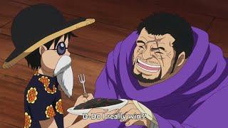 Luffy meets Fujitora for the first time (English Sub)