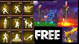 Free fire_Top 10_Upcoming_Emotes_ Free fire India New event today  New_Updates