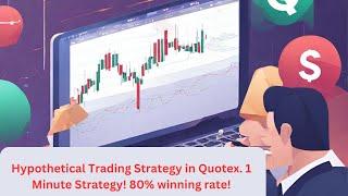 Hypothetical Trading Strategy in Quotex. 1 Minute Strategy! 80% winning rate!