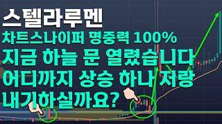 [크립토장인] 스텔라루멘 명중률 100% 지금 하늘 문 열렸습니다. 어디까지 상승 하나 저랑 내기하실까요? #스텔라루멘 #스텔라루멘코인 #스텔라루멘전망 #스텔라루멘분석