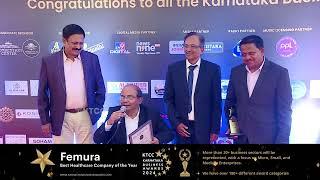 An Exclusive Interview with Femura at the Karnataka Business Awards 2024