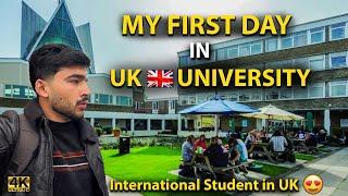  My First Day at a UK University  | International Student Experience & Campus Life ️ #UKVlogs