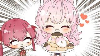 Marine is Astonished by Koyori's Abundance of Souvenirs![hololiveclip/Animated Hololive]