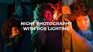 Night Portraits on Cinestill 800T, Cinestill 400D & Sony A7IV | Plus Sirui Bendable Lights Review