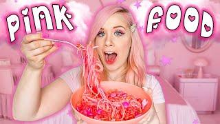 I ONLY ate PINK food for 24 HOURS