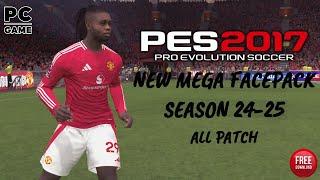 PES 2017 NEW MEGA FACEPACK ALL PATCH 2024