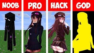 Enderman girl NOOB vs PRO vs HACKER vs GOD MINECRAFT Pixel Art