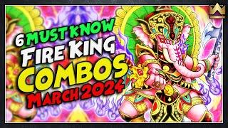 6 MORE Must Know Fire King Combos | March 2024 | Yu-Gi-Oh!