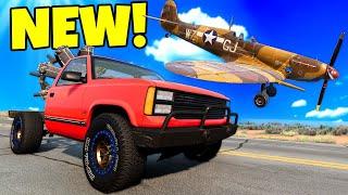 NEW Plane Mod & Truck Have Something WEIRD in Common in BeamNG Drive!