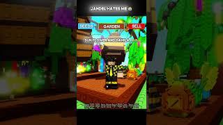 JANDEL HATES ME!! #growagarden #viral