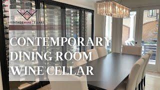 Home Wine Cellars | Contemporary Dining Room Wine Cellar