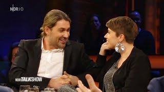 David Garrett und seine Schwester (Elena Bongartz) NDR Talkshow