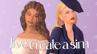 Giving YOUR Sims CC Makeovers LIVE| The Sims 4: Create A Sim